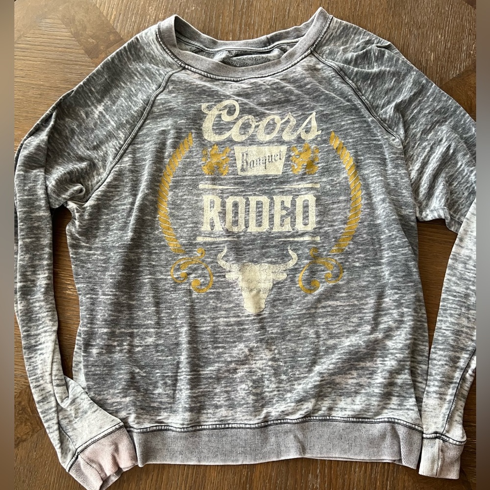 Two XL Coors Banquet thin sweatshirts
